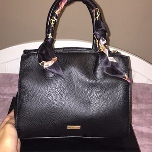 Black Leather Handbag - Good Condition